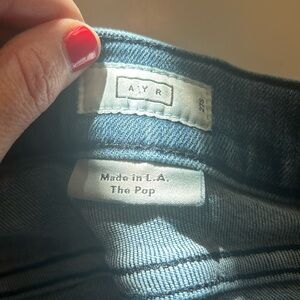 AYR The Pop - darker wash